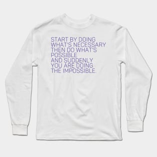 Do The Impossible (Dark) Long Sleeve T-Shirt